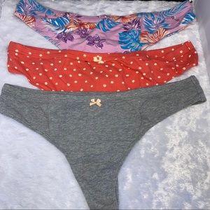 5 XLG Faded Glory Thongs